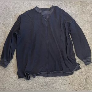 Navy aerie crewneck